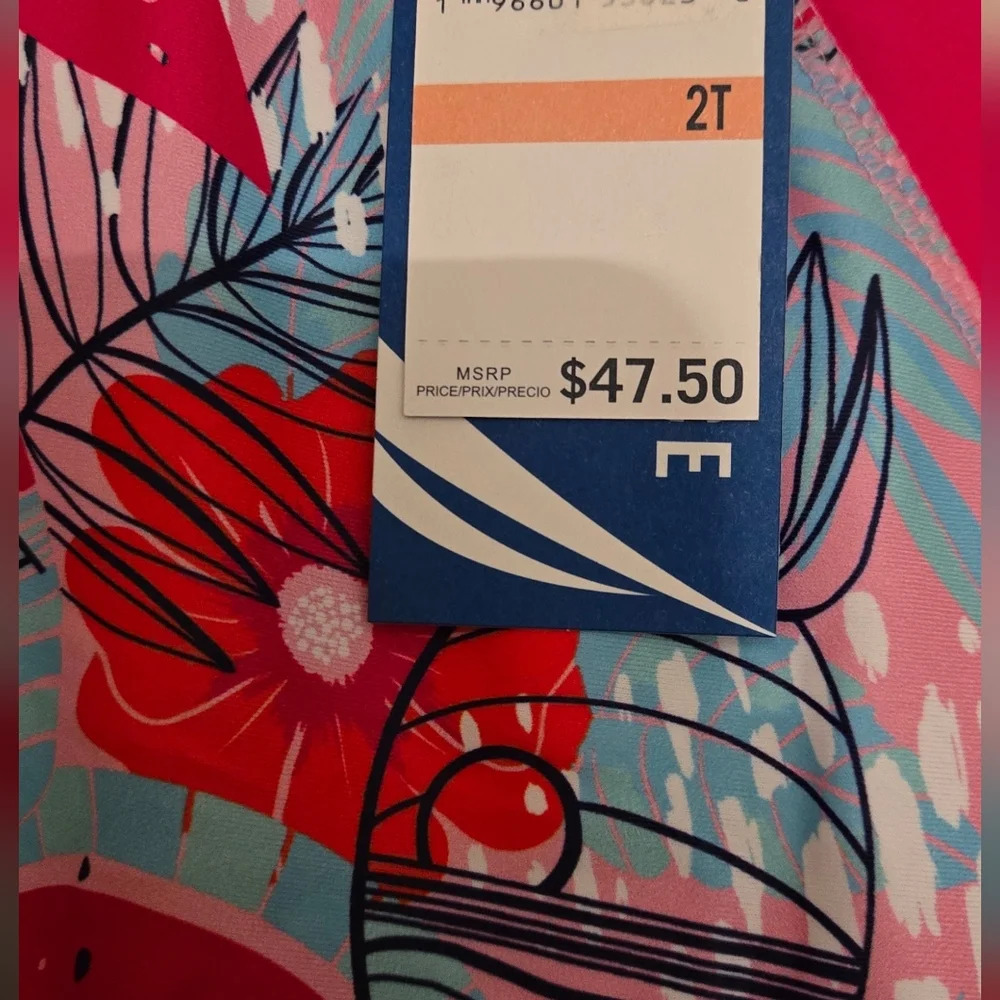 Nautica Two-Piece Rashguard Swimsuit Set, UPF 50+ Sun Protection, Quick-Dry - Picture 5 of 9